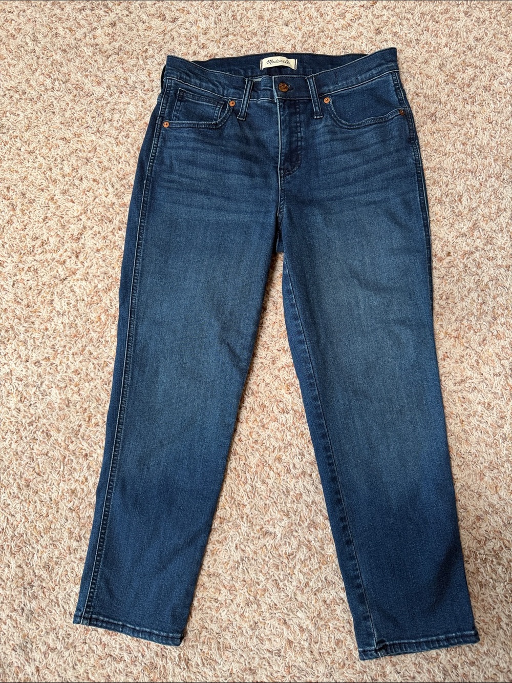 Madewell Indigo Midrise Stovepipe Women's Jeans